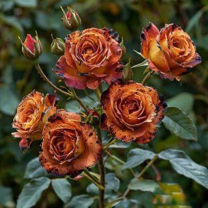 Роза плетистая Оранжевый Бриллиант купить по цене от 450р. в интернет-магазине «Посадика» с доставкой почтой в в Ливные и по всей России – [изображение №1].